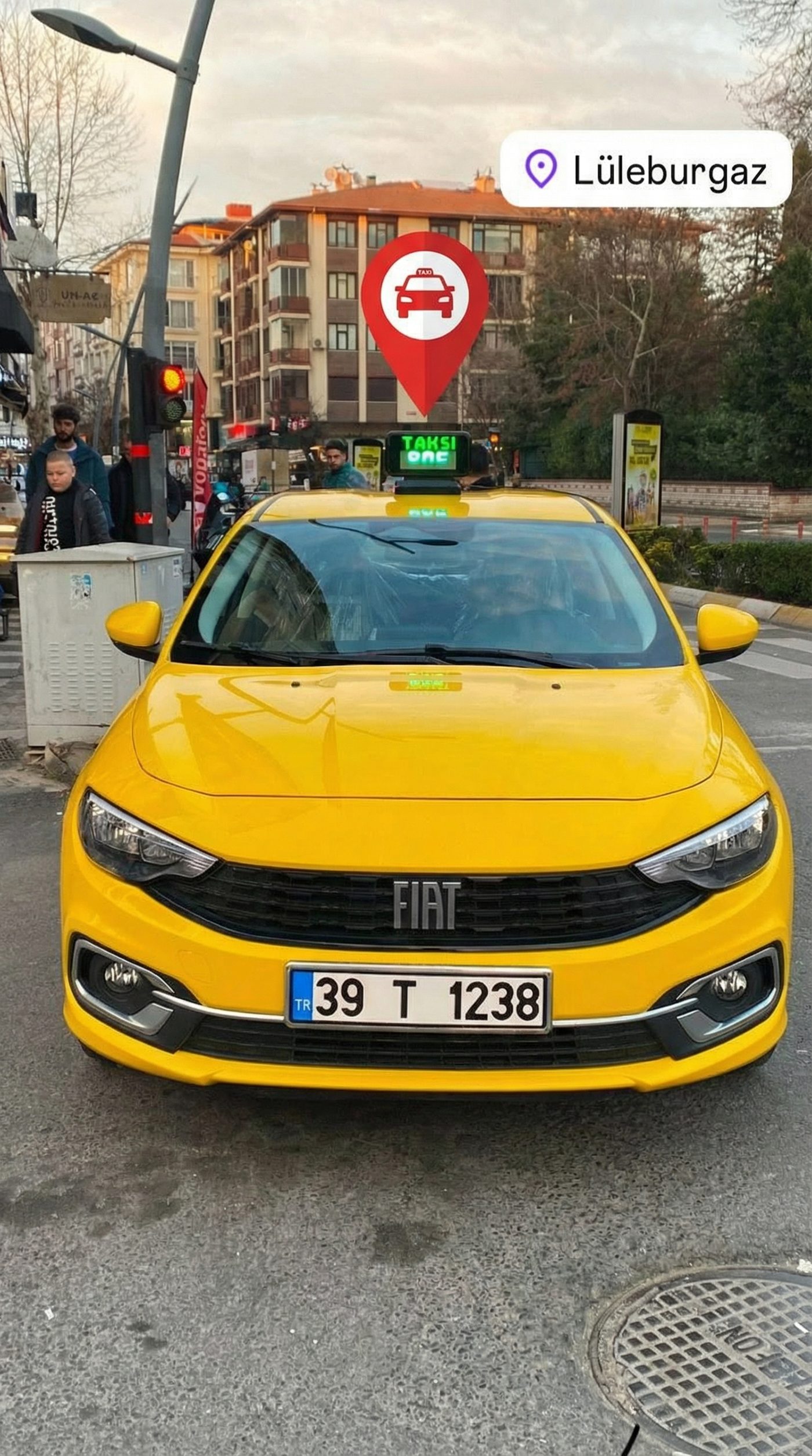 Lüleburgaz taksi hizmeti aracı